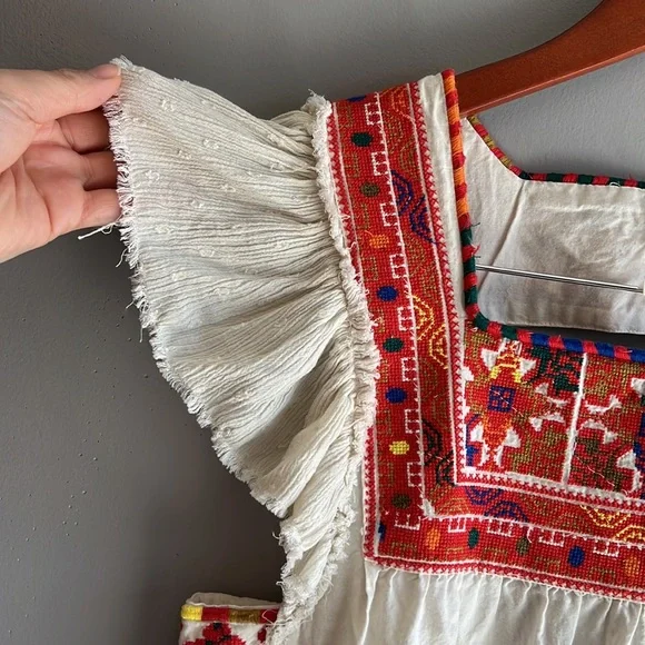 Free people mini glow embroidered dress size XS great  condition - Picture 4 of 8